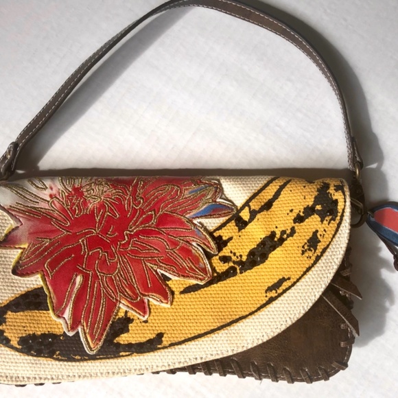 NEW Andy Warhol Appliquéd Banana Bag - Picture 4 of 16
